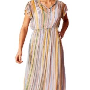 Citrus & Lemon Dress/Boho Cover up Size Small